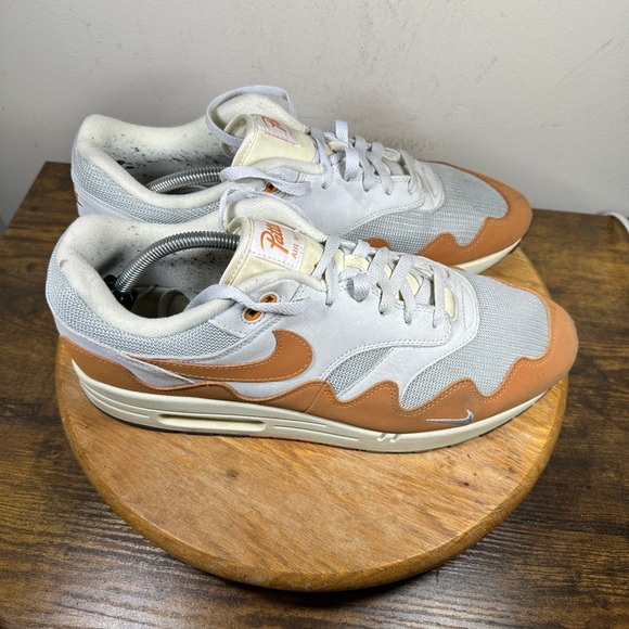 Nike Air Max 1 Patta Waves White Orange DH1348-001 Shoes Men's Size 14